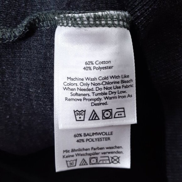 Eddie Bauer Mens 1/4 Zip Sweater Small Pullover Gray 246 - Picture 4 of 4